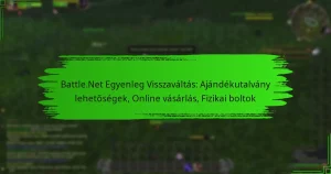Battle.Net Egyenleg Visszaváltás: Ajándékutalvány lehetőségek, Online vásárlás, Fizikai boltok