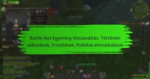 Battle.Net Egyenleg Visszaváltás: Történeti változások, Frissítések, Politikai elmozdulások