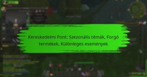 Kereskedelmi Pont: Szezonális témák, Forgó termékek, Különleges események