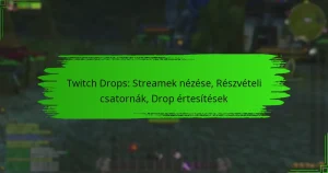 Twitch Drops: Streamek nézése, Részvételi csatornák, Drop értesítések